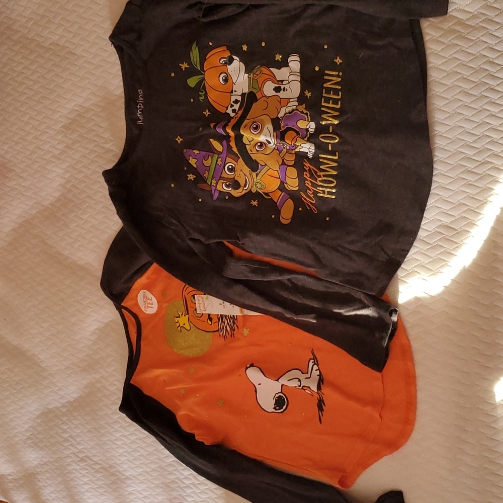 Jumping beans 2 Halloween shirts,  size 5t